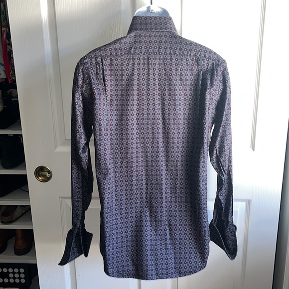 Vintage Button Down Dress Shirt with Cufflinks - Picture 5 of 9